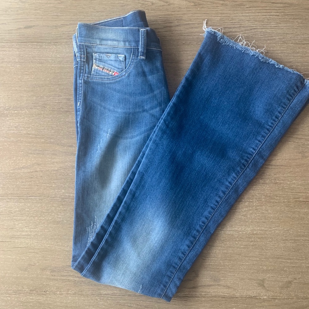 Diesel livier-flare super slim stretch jeans